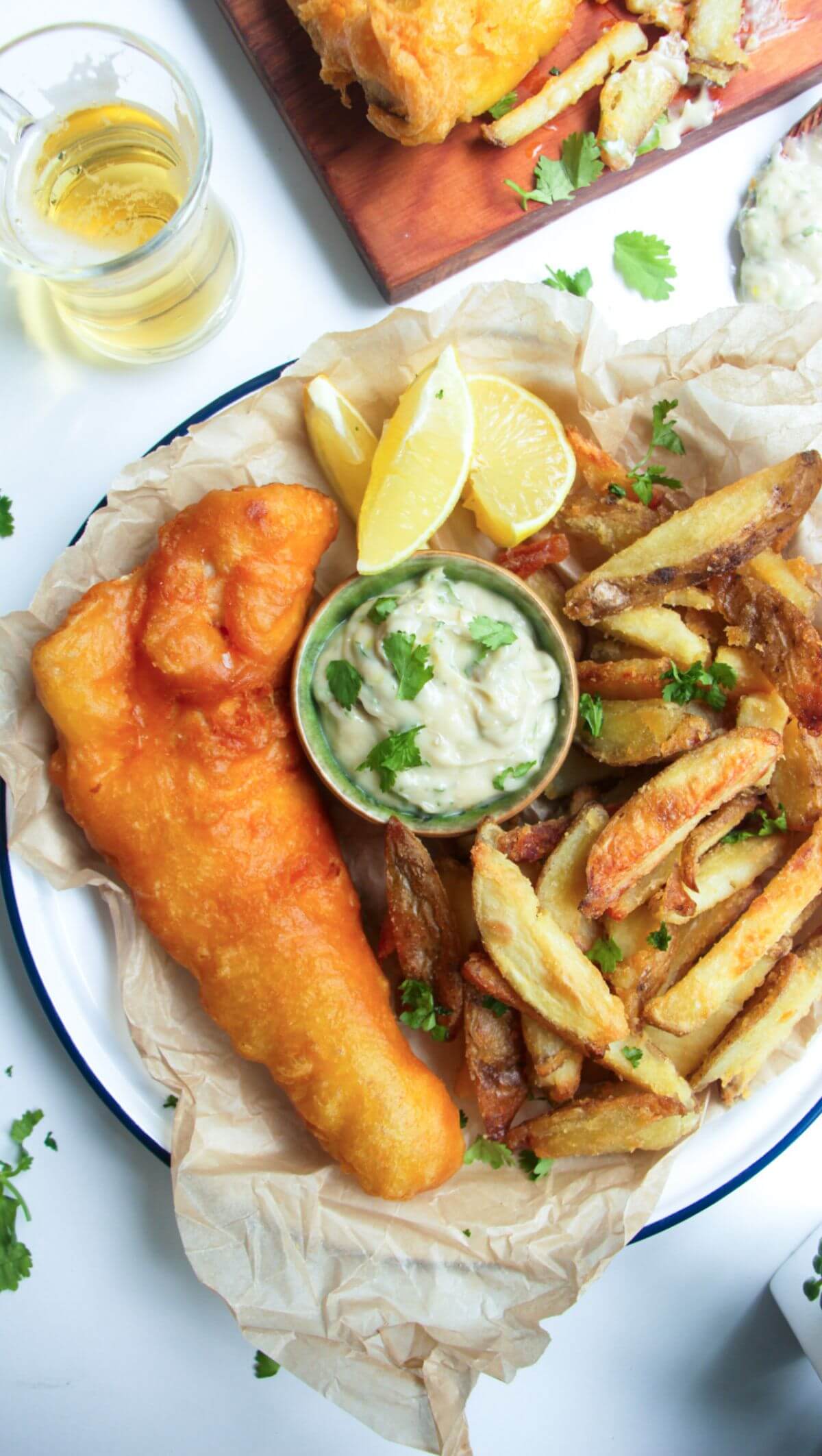 The BEST Beer Battered Fish and Chips
