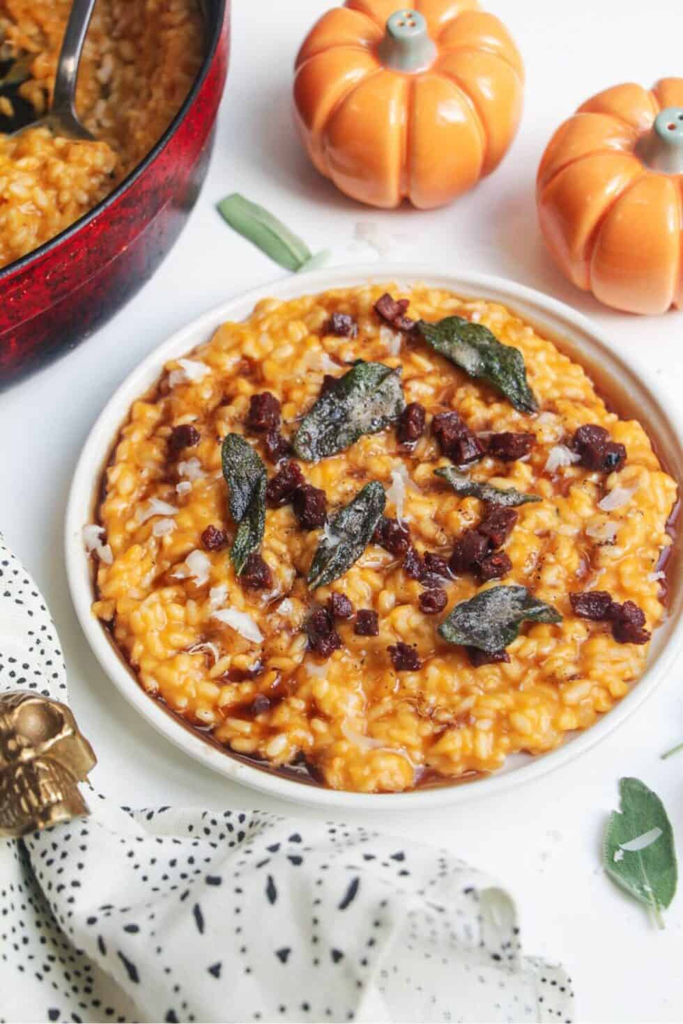Butter Risotto Butternut Squash Risotto with Sage Brown Butter - Dished by Kate