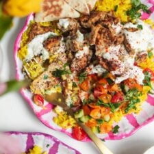 Mediterranean Chicken Rice Bowls-image