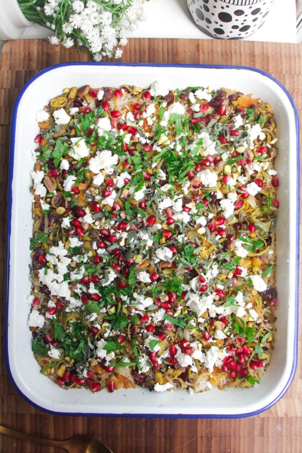 Celebration Baked Rice Pilaf - Dished by Kate
