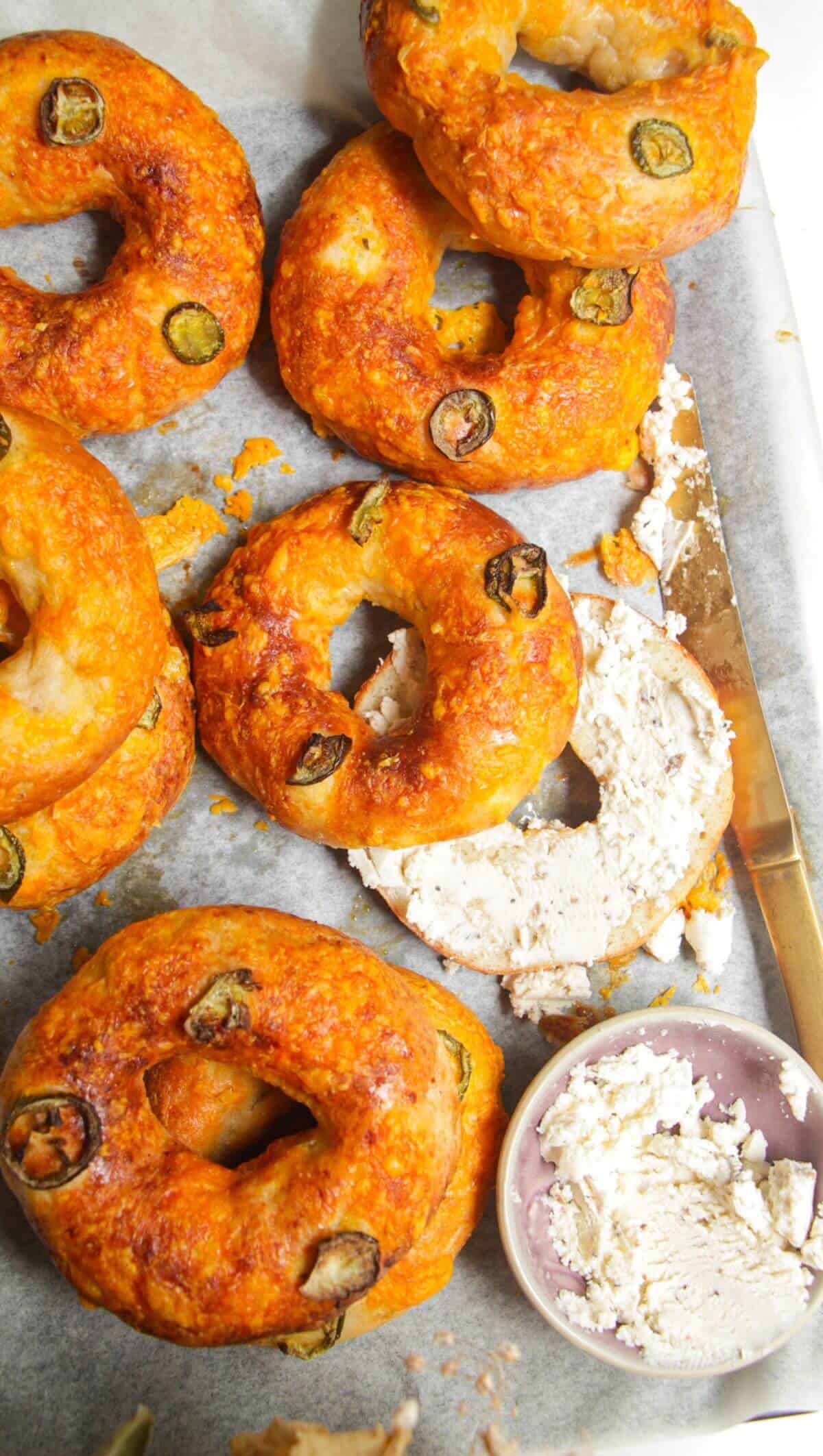Quick No-Blend High-Protein Cottage Cheese Bagels