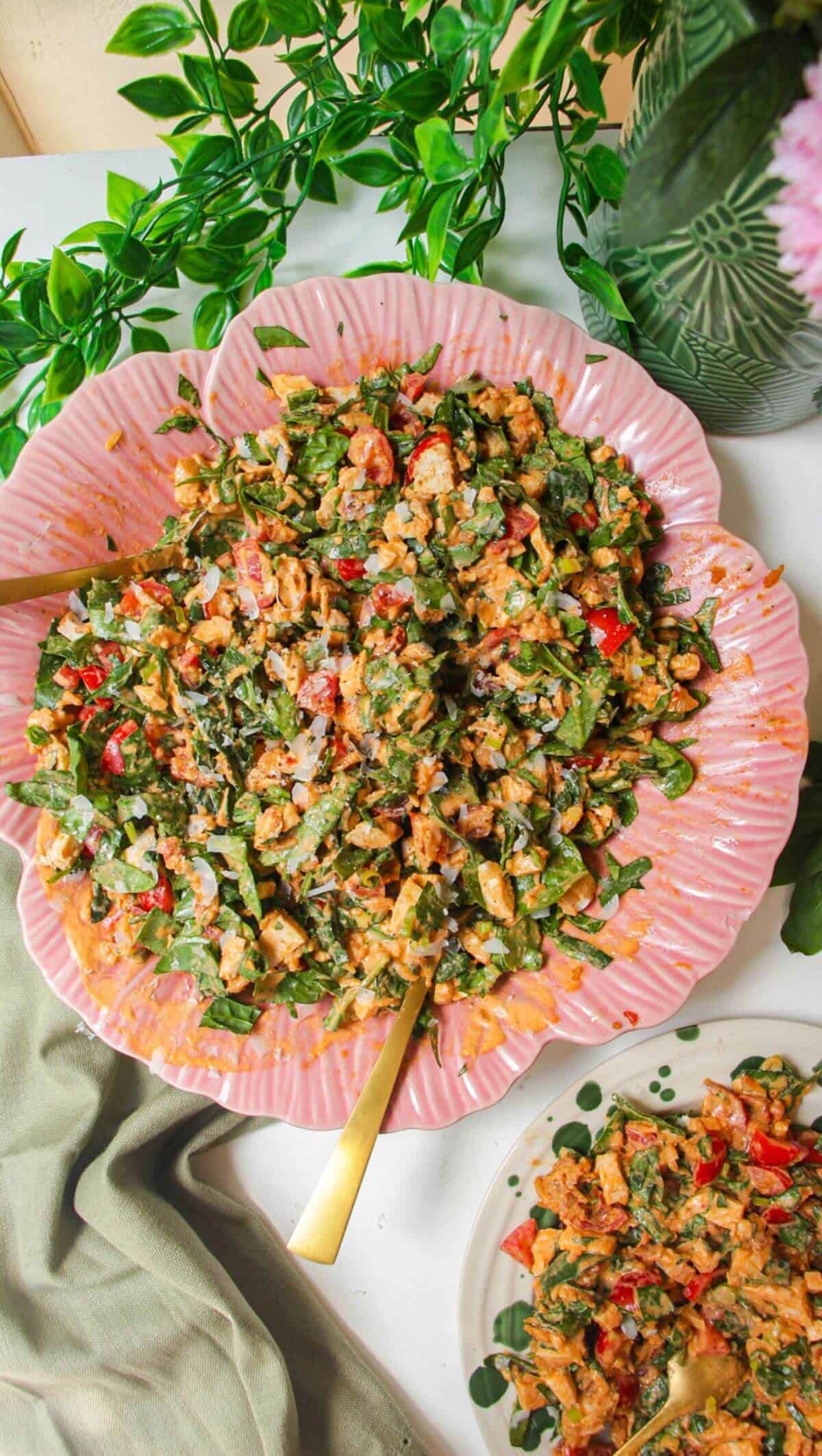 ‘Marry Me’ Chicken Crispy Rice Salad